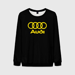 Мужской свитшот Audi logo yellow