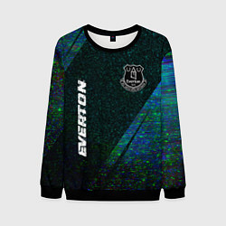 Мужской свитшот Everton glitch blue