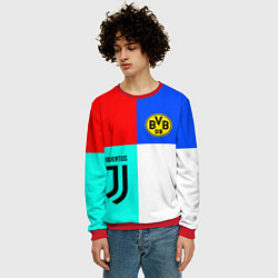 Свитшот мужской Juventus x Borussia, цвет: 3D-красный — фото 2