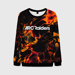 Свитшот мужской ARC Raiders red lava, цвет: 3D-черный