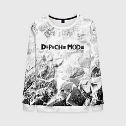 Мужской свитшот Depeche Mode white graphite