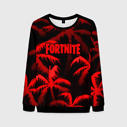 Свитшот мужской Fortnite tropic red, цвет: 3D-черный