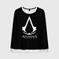 Свитшот мужской Assassins Creed logo game, цвет: 3D-белый