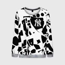 Мужской свитшот New York yankees - abstraction