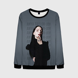 Мужской свитшот Actress - Anya Taylor Joy