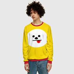 Свитшот мужской BT21 - Chimmy, цвет: 3D-красный — фото 2