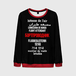 Мужской свитшот Бортпроводник