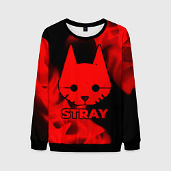 Мужской свитшот Stray - red gradient
