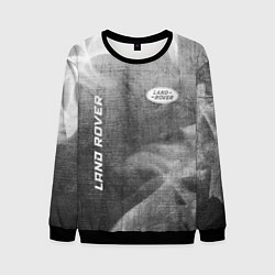Свитшот мужской Land Rover - grey gradient вертикально, цвет: 3D-черный