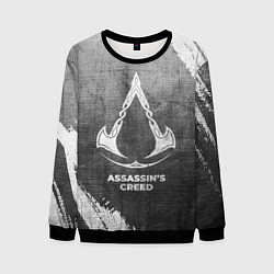 Мужской свитшот Assassins Creed - grey gradient