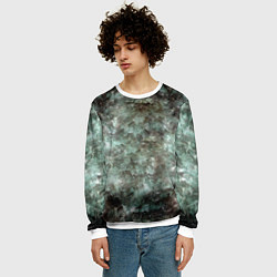 Свитшот мужской Лесной принт, цвет: 3D-белый — фото 2