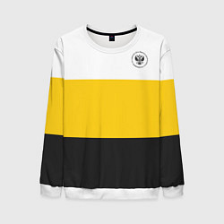 Мужской свитшот Сокрушу пред ним врагов его герб черный