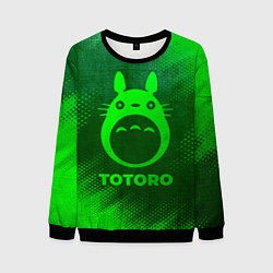 Мужской свитшот Totoro - green gradient