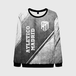 Свитшот мужской Atletico Madrid - grey gradient вертикально, цвет: 3D-черный