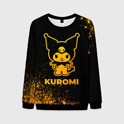 Мужской свитшот Kuromi - gold gradient