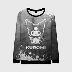 Мужской свитшот Kuromi - grey gradient