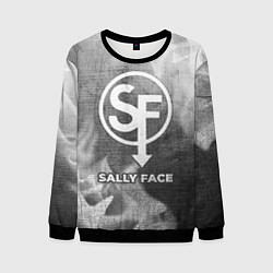 Мужской свитшот Sally Face - grey gradient