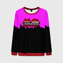 Мужской свитшот Tekken розовая геометрия