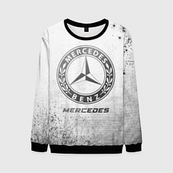 Мужской свитшот Mercedes - white gradient