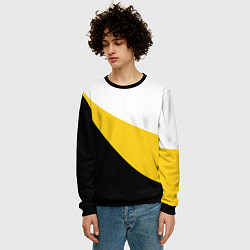 Свитшот мужской Мы русские с нами Бог большой крест, цвет: 3D-черный — фото 2