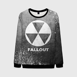 Мужской свитшот Fallout - grey gradient