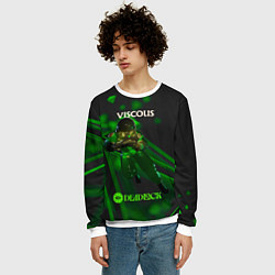 Свитшот мужской Viscous Deadlock, цвет: 3D-белый — фото 2