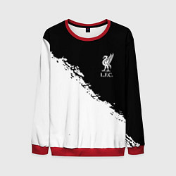Свитшот мужской Liverpool fc белые краски, цвет: 3D-красный