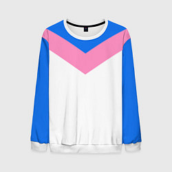 Свитшот мужской В стиле 90-х ретро спортивная, цвет: 3D-белый