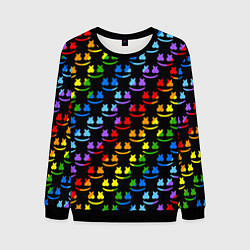 Мужской свитшот Marshmello pattern neon