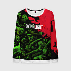 Свитшот мужской Dying Light 2 zombie, цвет: 3D-белый