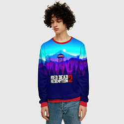 Свитшот мужской Red Dead Redemption rockstar, цвет: 3D-красный — фото 2