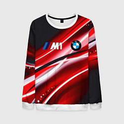Свитшот мужской BMW sport line steel, цвет: 3D-белый