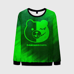 Мужской свитшот Danganronpa - green gradient