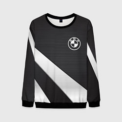 Свитшот мужской BMW sport line geometry steel, цвет: 3D-черный