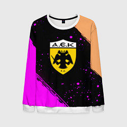 Мужской свитшот AEK fc geometry splash