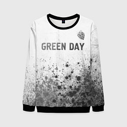 Мужской свитшот Green Day - white gradient посередине