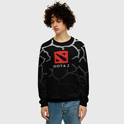 Свитшот мужской DOTA2 земля, цвет: 3D-черный — фото 2