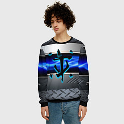 Свитшот мужской Doom metal, цвет: 3D-черный — фото 2