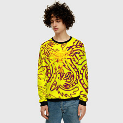 Свитшот мужской Ведьмак школа дракона, цвет: 3D-черный — фото 2