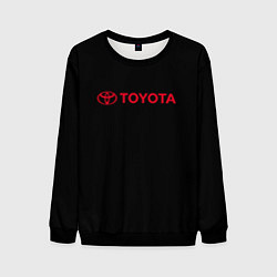 Мужской свитшот Toyota red logo auto