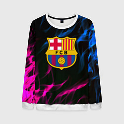 Мужской свитшот Barcelona neon flame