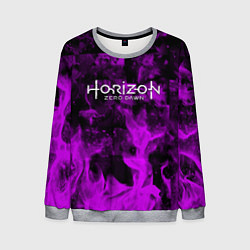 Свитшот мужской Horizon: Zero Dawn flame neon steel, цвет: 3D-меланж