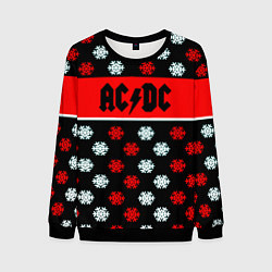 Свитшот мужской AC DC winter steel, цвет: 3D-черный