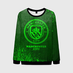 Мужской свитшот Manchester City - green gradient