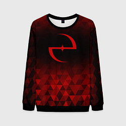 Свитшот мужской Evanescence red poly, цвет: 3D-черный