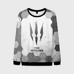 Мужской свитшот The Witcher - white gradient