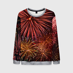 Мужской свитшот Яркий красочный фейерверк