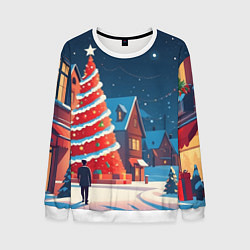 Мужской свитшот Рождественская улица
