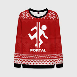 Мужской свитшот Новогодний Portal