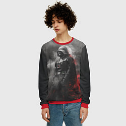 Свитшот мужской Дарт Вейдер - ситх, цвет: 3D-красный — фото 2